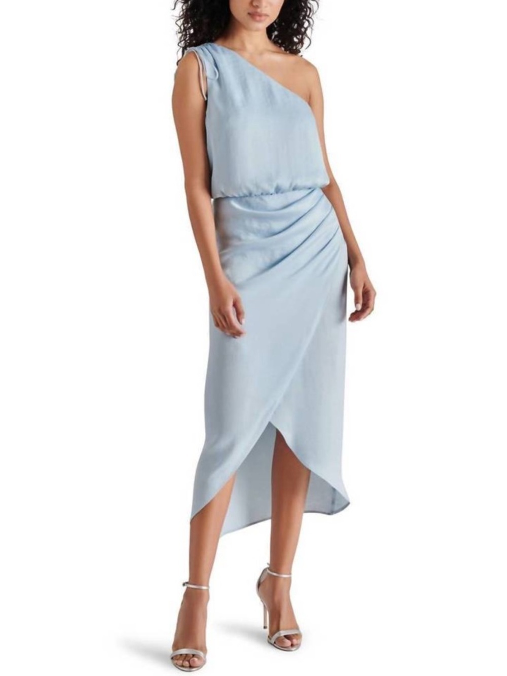 STEVE MADDEN adele dress in light blue XL